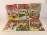 Lot of 6 Collector Vintage Archie Series Comics Assorted Archie Comic Books - See Pictures