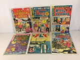 Lot of 6 Collector Vintage Archie Series Comics Assorted Archie Comic Books - See Pictures