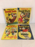 Lot of 4 Collector Vintage Dell Comics Walt Disney Donald Duck Comic Books #36.4.42.44.