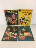 Lot of 4 Collector Vintage Dell Comics Walt Disney's Comics and Stories Comics #210.212.213.217.