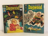 Lot of 2 Collector Vintage Harvey Comics Chic Young's Dagwood Comic Books NO.61.128.