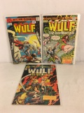 Lot of 3 Collector Vintage Atlas Comics Wulf The Barbarian Comic Books No.1.2.3.