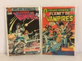 Lot of 2 Collector Vintage Atlas Comics Planet Of Vampires Comic Book No.1.3.