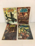 Lot of 4 Collector Vintage Charlton Comics All new Fightin Army Comic Books No.115.120.122.132.