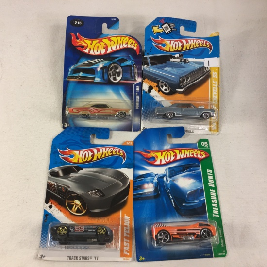 Lot of 4 Pcs Collector New in Package Hot wheels Mattel 1/64 Scale DieCast Metal & Plastic Parts