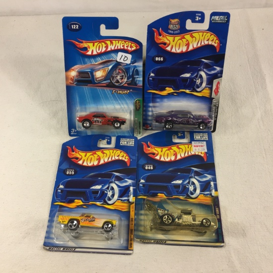 Lot of 4 Pcs Collector New in Package Hot wheels Mattel 1/64 Scale DieCast Metal & Plastic Parts