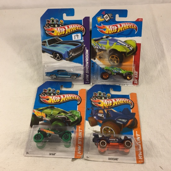 Lot of 4 Pcs Collector New in Package Hot wheels Mattel 1/64 Scale DieCast Metal & Plastic Parts