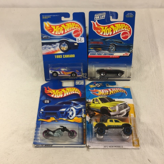 Lot of 4 Pcs Collector New in Package Hot wheels Mattel 1/64 Scale DieCast Metal & Plastic Parts