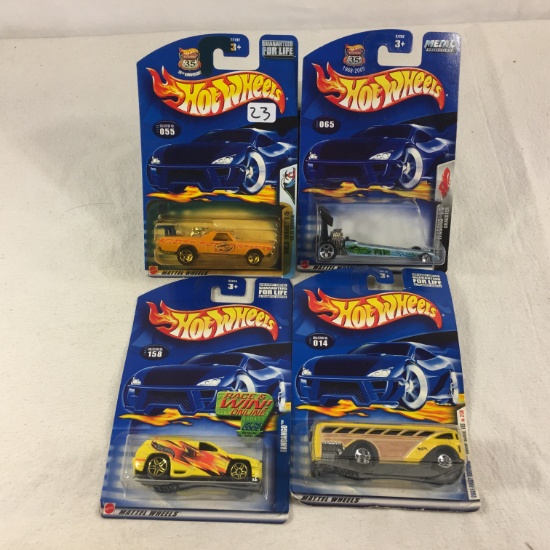 Lot of 4 Pcs Collector New in Package Hot wheels Mattel 1/64 Scale DieCast Metal & Plastic Parts