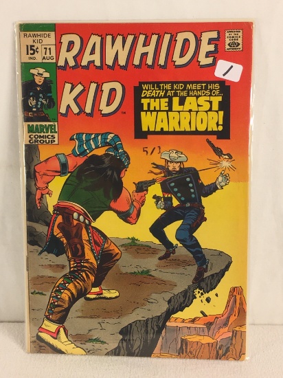 Collector Vintage Marvel Comics Rawhide Kid The Last Warrior Comic Book No.71