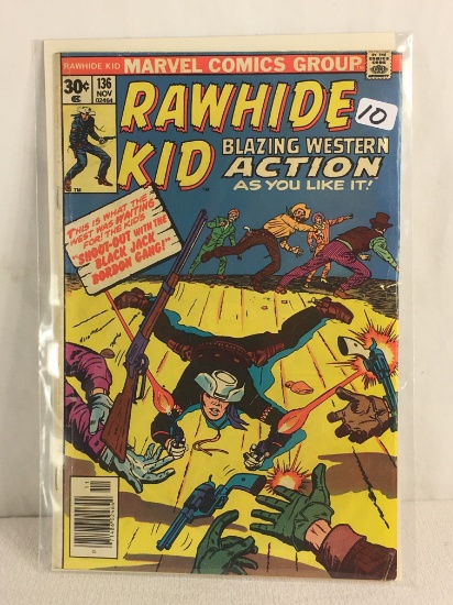 Collector Vintage Marvel Comics Rawhide Kid Blazing Western Comic Book No.136