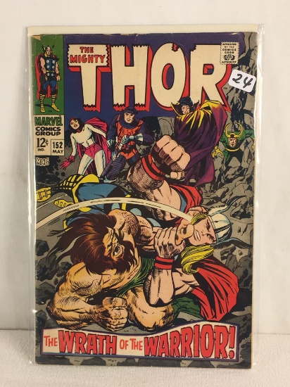 Collector Vintage Marvel Comics The Mighty Thor Comic Book No.152