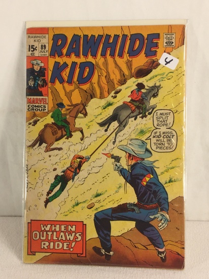 Collector Vintage Marvel Comics Rawhide Kid Comic Book No.89