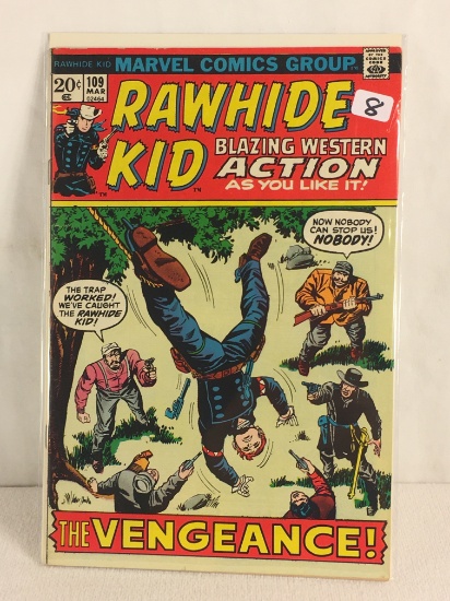 Collector Vintage Marvel Comics Rawhide Kid Blazing Western Comic Book No.109