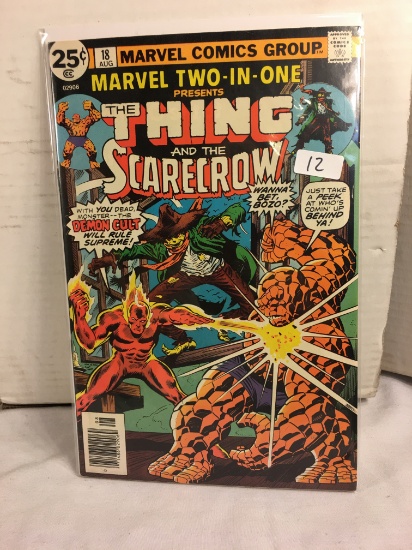 Collector Vintage Marvel Two-In-One  The Thing and he Scarecrow Comic Book No.18