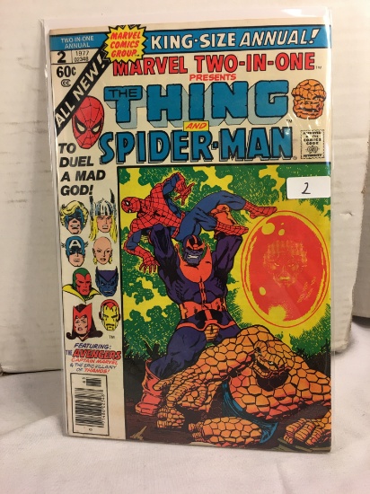 Collector Vintage  Comics King-Size Annual Marvet two-In-One The Thing Comic Book No.2