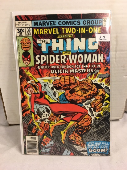 Collector Vintage Marvel Two-In-One  The Thing and Spider-Woman Comic Book No.30