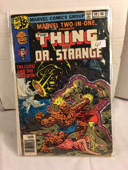 Collector Vintage Marvel Two-In-One  The Thing and Dr. Strange Comic Book No.49