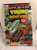 Collector Vintage Marvel Two-In-One  The Thing and The Brother Voodoo Comic Book No.41