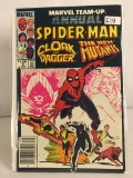 Collector Vintage Marvel Team-up Spider-man Cloak and Dagger The New mutants Comic No.6