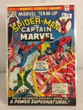 Collector Vintage Marvel Team-Up Featuring Spider-man & Captain Marvel Comic Book No.16