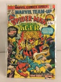 Collector Vintage Marvel Team-Up Featuring Spider-man & Sons Of The Tiger Comic Book No.40