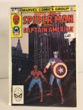 Collector Vintage Marvel Team-Up Featuring Spider-man & Captain America Comic Book No.128