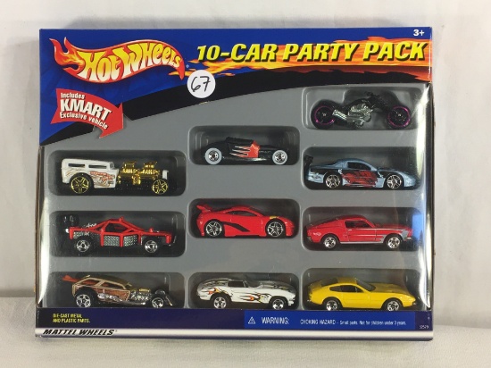 Collector New Hot wheels 10-Car Party Pack DieCast Metala dn Plastic Parts 1/64 Scale