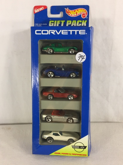 Collector New Hot wheels Mattel Gift pack Corvette 1/64 Scale DieCast Metal Cars