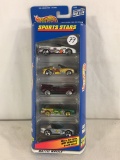 Collector New Hot wheels Mattel Gift Pack Sports Stars 1/64 Scale DieCast Metal Cars
