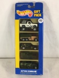 Collector New Hot wheels Mattel Gift Pack Action Command 1/64 Scale DieCast Metal Cars