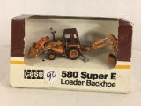 Collector ERTL 580 Super E Loader Backhoe 1/64 Scale Case DieCast #202