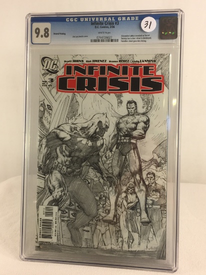 Collector CGC Universal Grade 9.8 Infinite Crisis #3 D.C. Comics 2/06