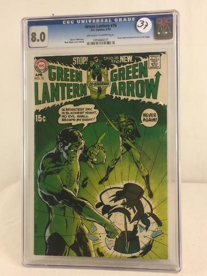 Collector Vintage CGC Universal Grade 8.0 Green Lantern #76 D.C. Comics 4/70