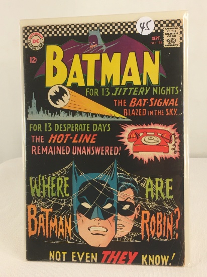 Collector Vintage Superman national DC Comics Batman Comic Book No.184