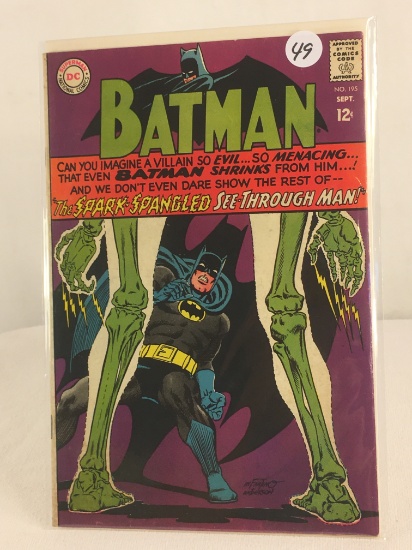 Collector Vintage Superman National DC Comics Batman Comic Book No.195