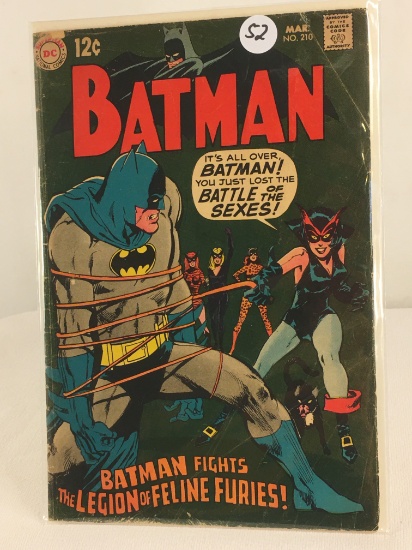 Collector Vintage Superman National DC Comics Batman Comic Book No.210