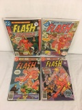 Lot of 4 Pcs Collector Vintage DC Comics The Flash Comic Books No.254.267.290.291.