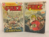 Lot of 2 Pcs Collector Vintage Prez Comic Books No.1.3.