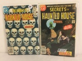 Lot of 2 Pcs Collector Vintage DC Comics Secrets Of Haunted House Comic Books