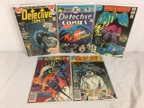 Lot of 5 Pcs Collector Vintage DC Comics Detective Comics Book #428.451.524.541.579