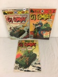 Lot of 3 Pcs Collector Vintage DC Comics G.I.Combat Comic Book #186.194.197