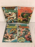 Lot of 4 Pcs Collector Vintage DC Comics Tarzan Comic Book #227.228.236.237