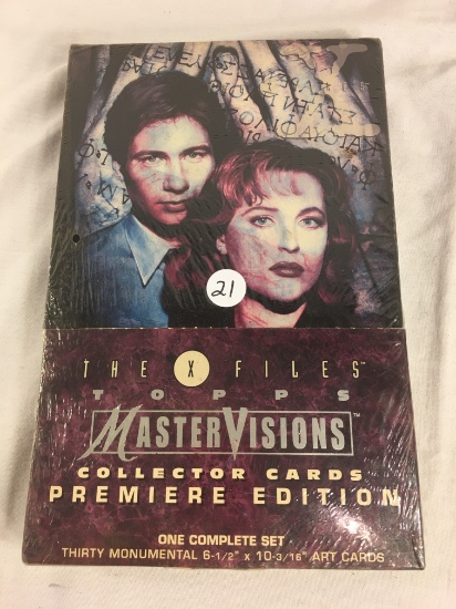 New Factory Sealed Box 1995 Twentieth Century The X Files Master Vision Cards Premier Edition Cards