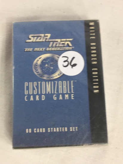 New Factory Sealed Pack Star Trek The Next generation Customizable Card Game Starter Set