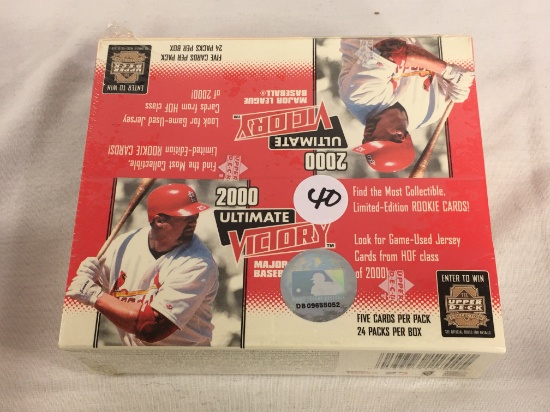 New Factory Sealed Box 2000 Upper Deck The Ultimate Victory Major League Baseball Sport Cards