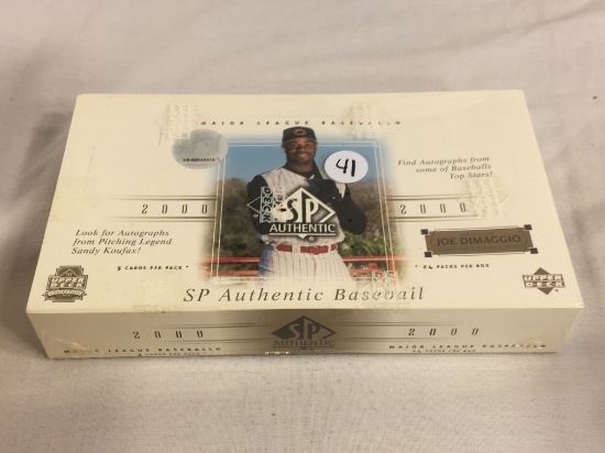 New Factory Sealed Box 2000 Upper Deck SP Authentic Baseball Sport Trading Card Joe Dimaggio
