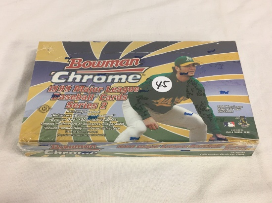 New Factory Sealed Box 1999 Bowman Chrome Major League Baseball Sport Trading Cards Series 2