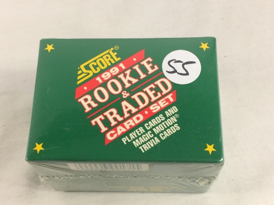 New Factory Sealed 1991 Score Rookie & Traded Card Set Player Cards & Magic Motion Trivia Cards