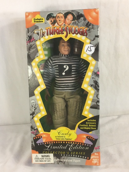 Collector The Three Stooges Curdy Limited Edition Series Action Figure Doll 12"Tall Box
